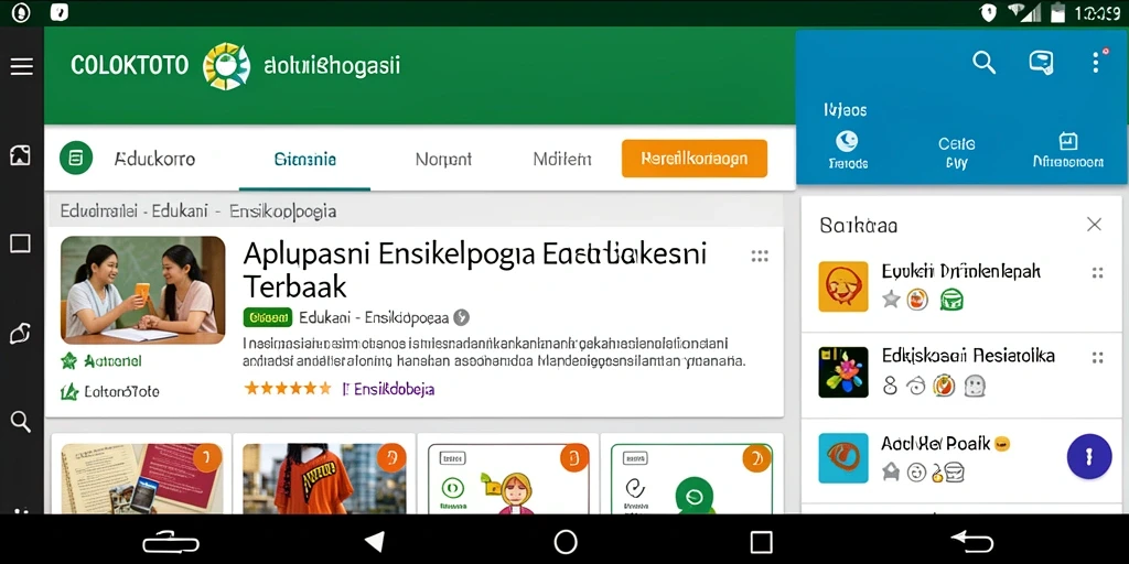 Tampilan antarmuka aplikasi COLOKTOTO yang menarik dan fungsional.