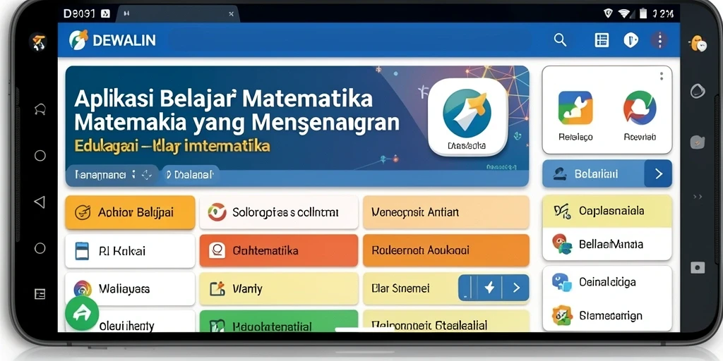 Antarmuka aplikasi DEWALIN yang interaktif dan menarik.